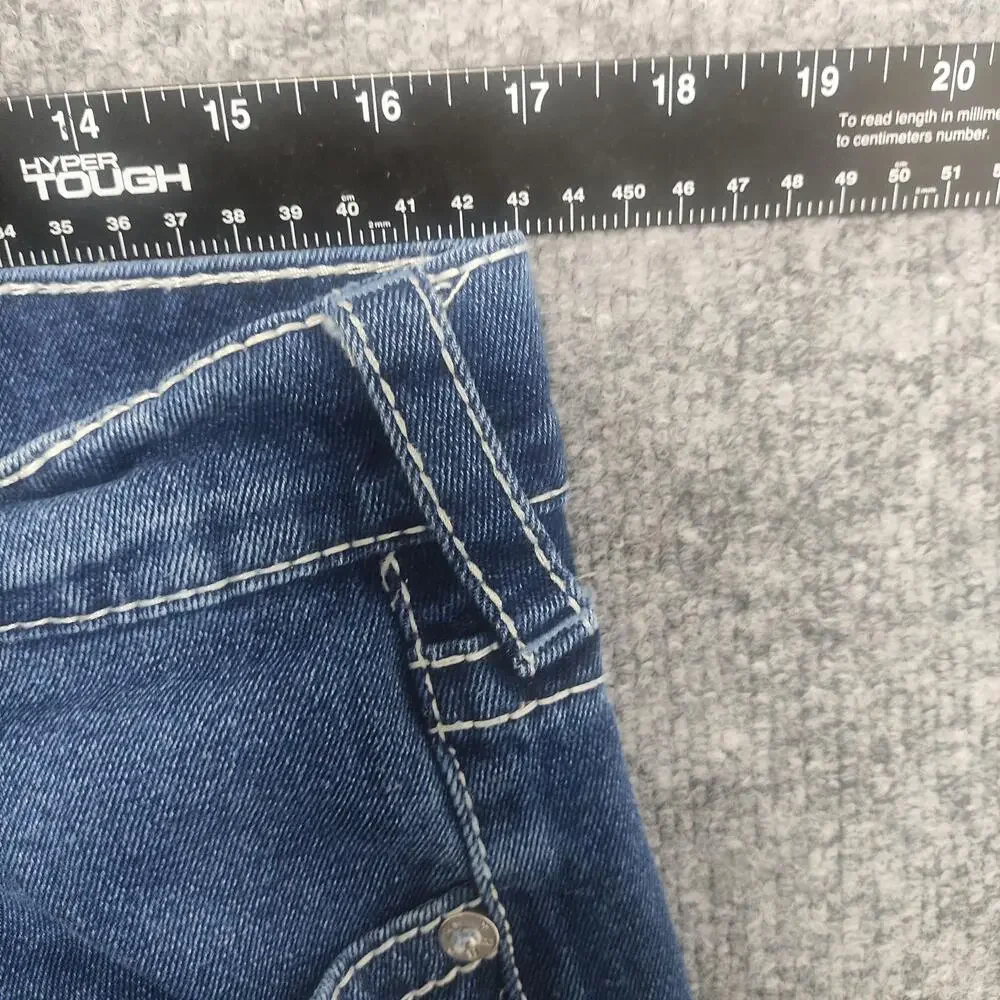 True Religion Geno Relaxed Slim Jeans Mens 36x30 Blue Wash Straight Denim Pants